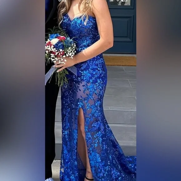 Blue Prom Dress!! - Picture 2 of 2